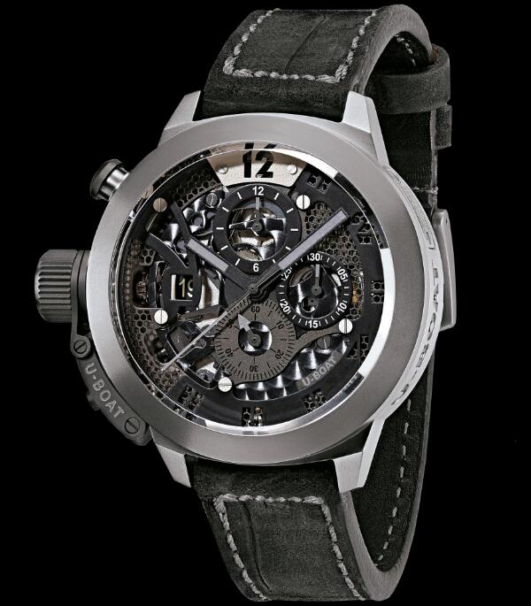 U-BOAT Classico Titanium Tungsten Skeleton 8060 Replica Watch